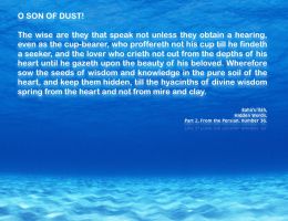 studio1world bahai inspired art - From the depth of the heart ...